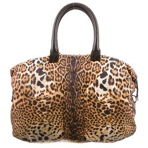 SOLD Gorgeous Yves Saint Laurent Nylon Animal Print Easy Bag